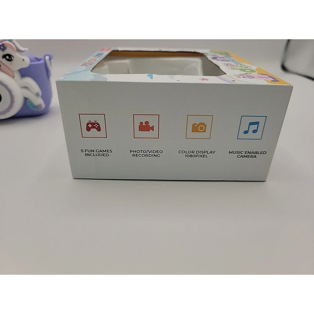 Children's Unicorn Rechargeable Camera‎ with Protective Silicone Cover